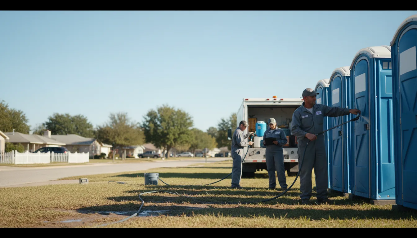 Long-Term Portable Toilet Rental in Turpin, OK near me